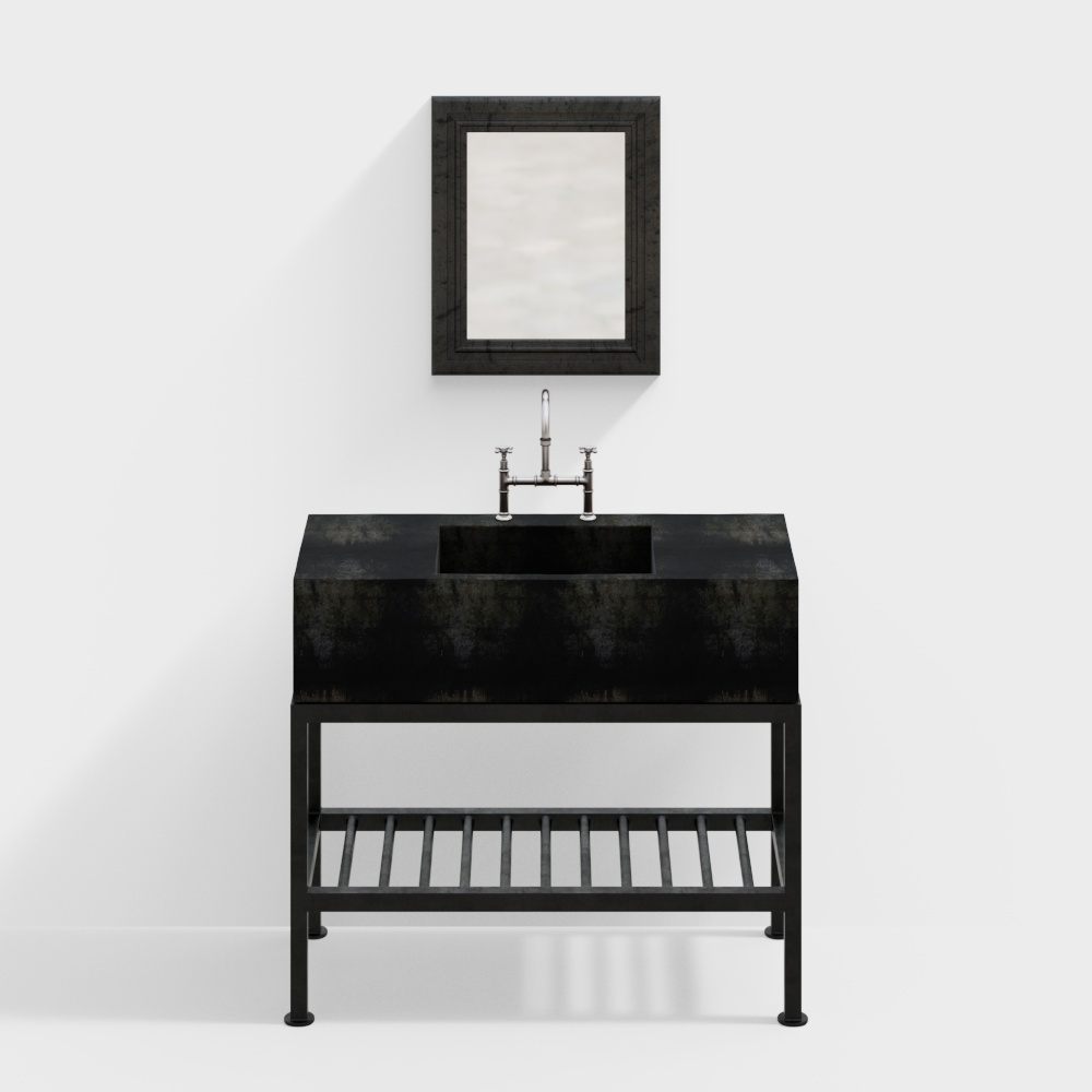 modelrr-Bathroom Cabinet