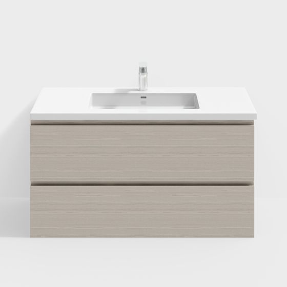 Armario de baño con lavabo