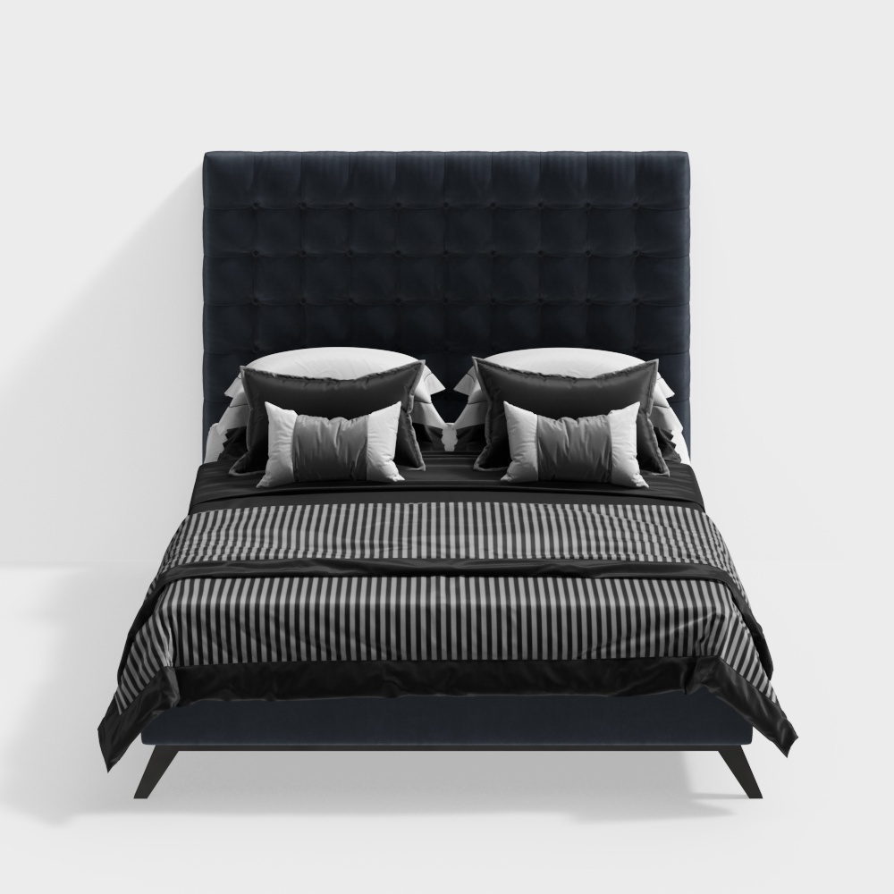 Urban Elegance 3D model Bed