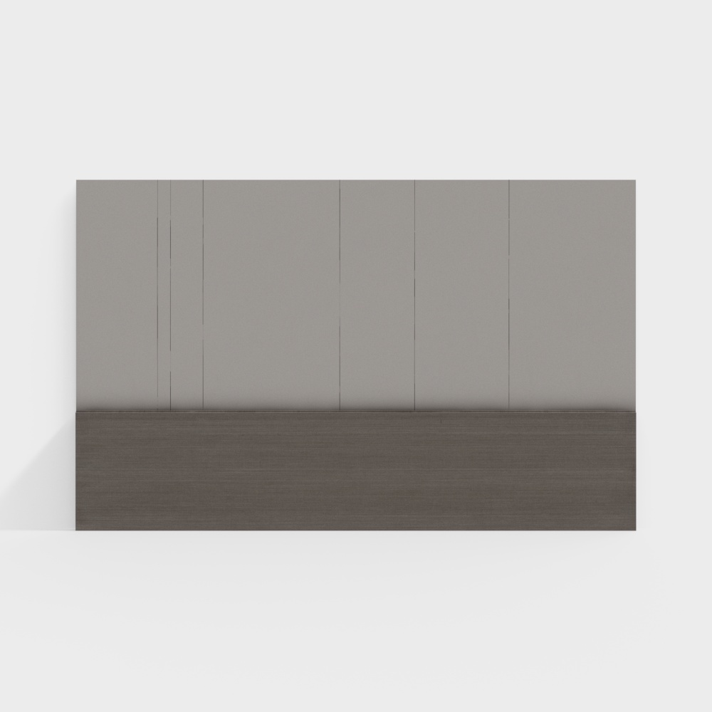 Brown Background Wall 3D Model for Cozy Interiors