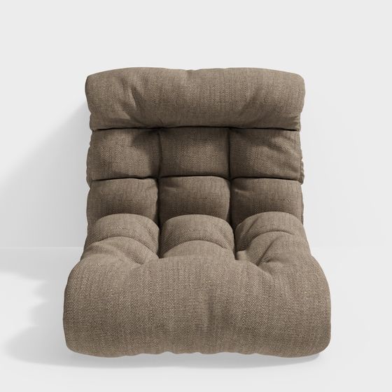 Cozy Comfort Low Polygon Sofa Chair 3D model