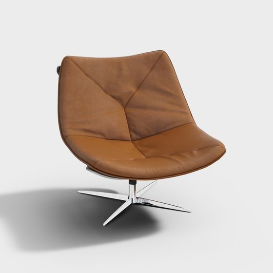 Sleek 3D Chair Model for Contemporary Spaces