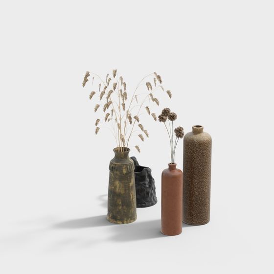 Country Style Vase 3D model