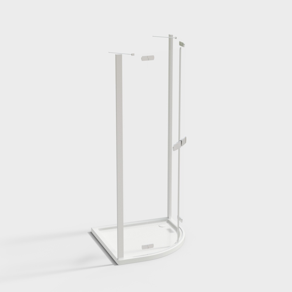 Corner Shower Enclosure 3D model