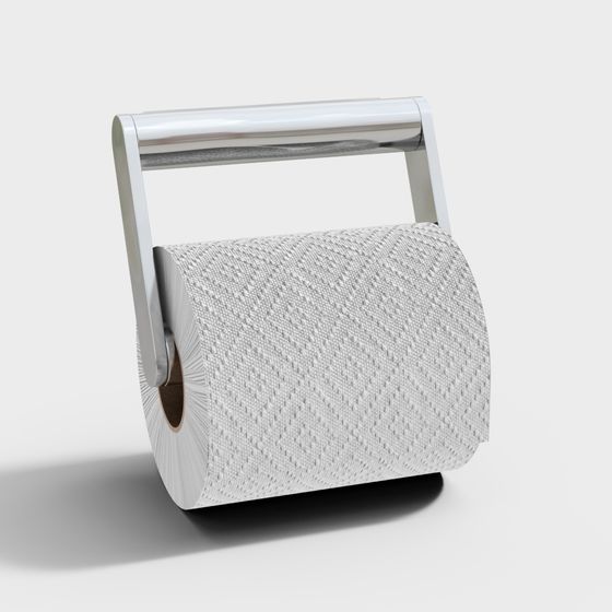 Elegant Tissue Holder 3D model