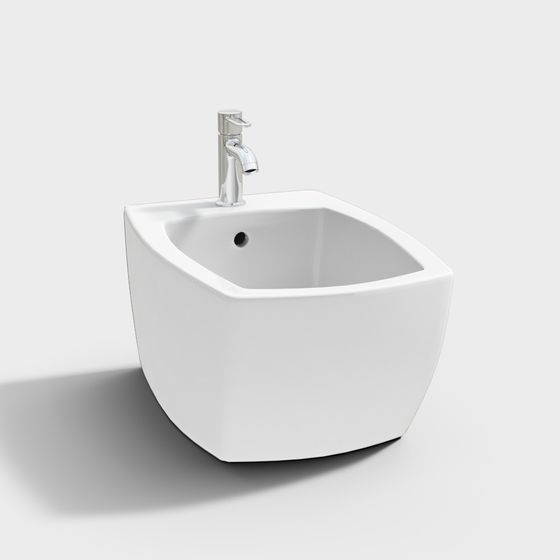 Geometric Low-Poly Sink 3D model