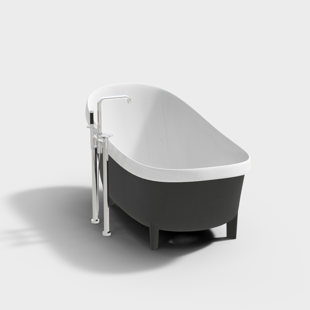 Classic Bathtub 3D model