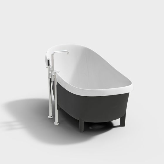 Classic Bathtub 3D model