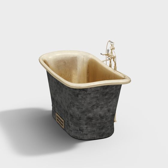Timeless Tub Vintage Luxury 3D model