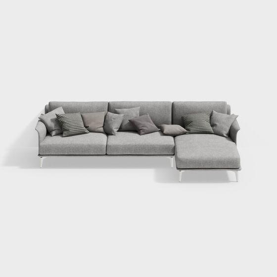 Urban Comfort Sofa 3D model for Modern Interiors