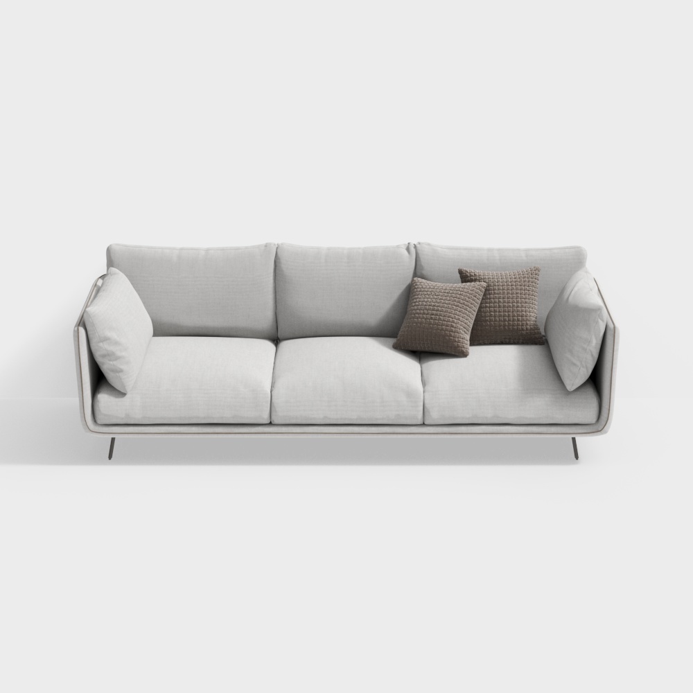 Urban Comfort Sofa 3D model