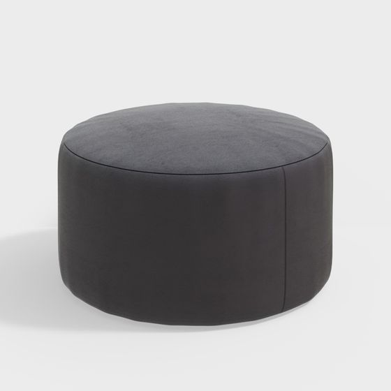 Minimalist Black Sofa 3D Model by Poliform