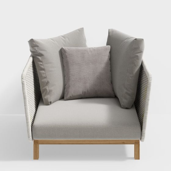 Cozy Corner Chair 3D model