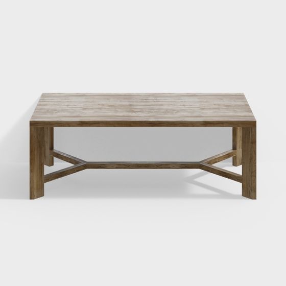 Urban Rustic Coffee Table 3D model