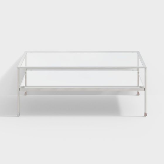 Minimalist Glass Display Stand 3D model