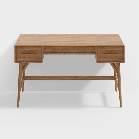 Mid-Century Modern Desk 3D model