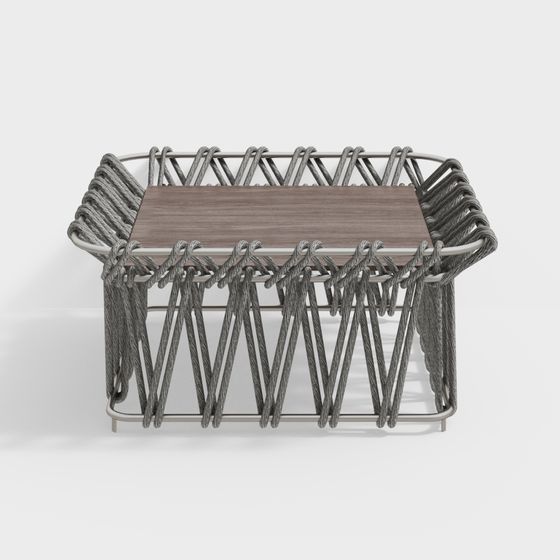 Rope Weave Table 3D model