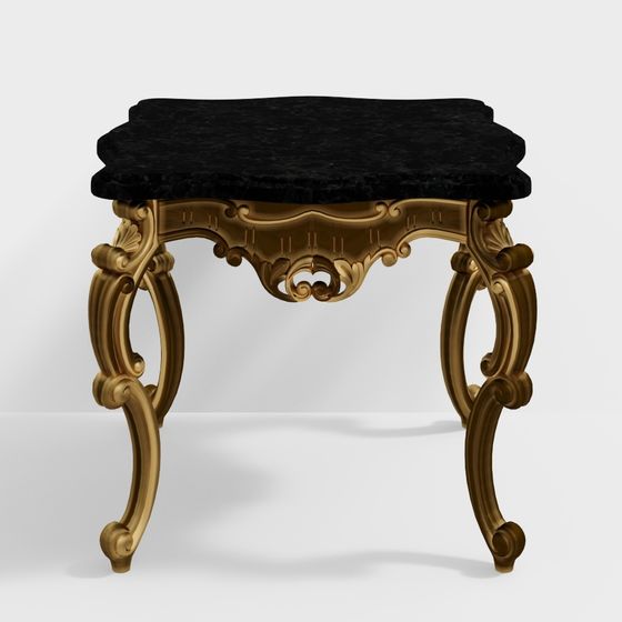 Gorgeous Retro Side Table 3D model