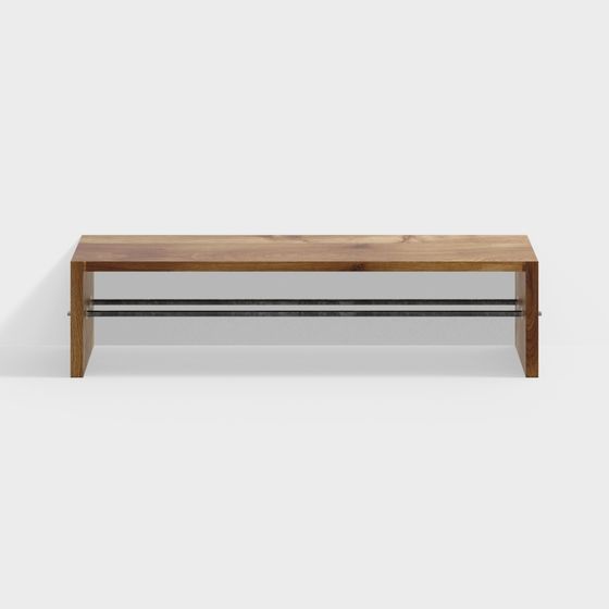 Urban Bench 3D model for Modern Spaces
