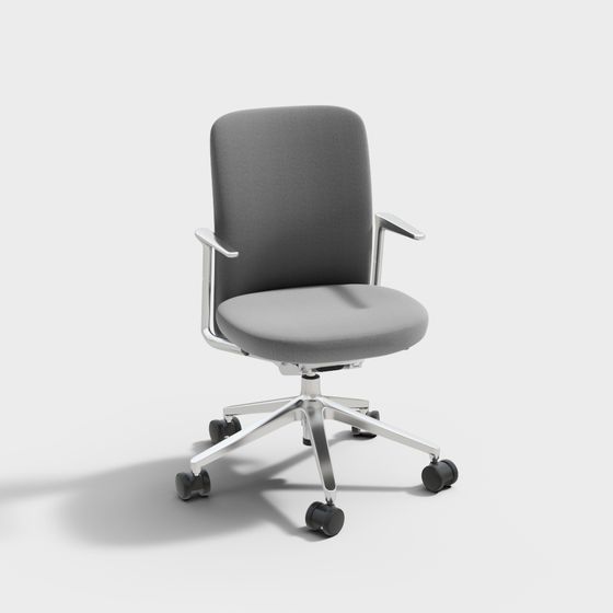 Contemporary Office Chair 3D model for Creative Spaces