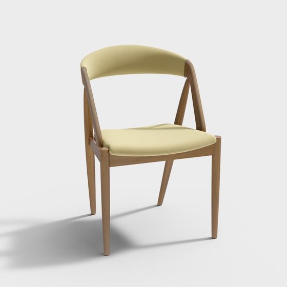 Elegant Minimalist Chair 3D model for Contemporary Spaces