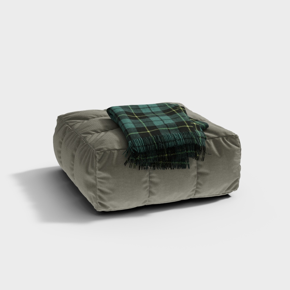 Cozy Corner Pouf 3D model