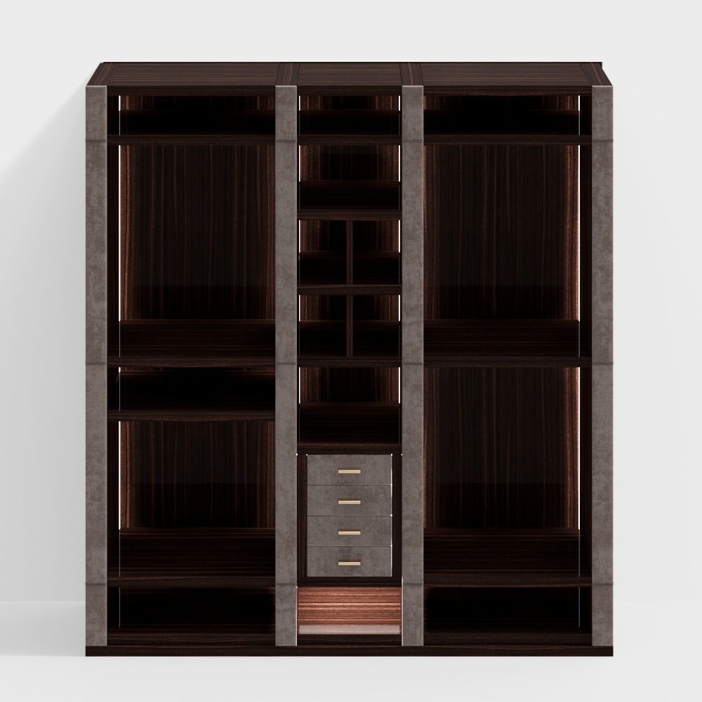 Urban Bookshelf 3D model