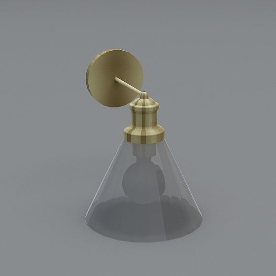 Contemporary Minimalist Wall Sconce 3D model
