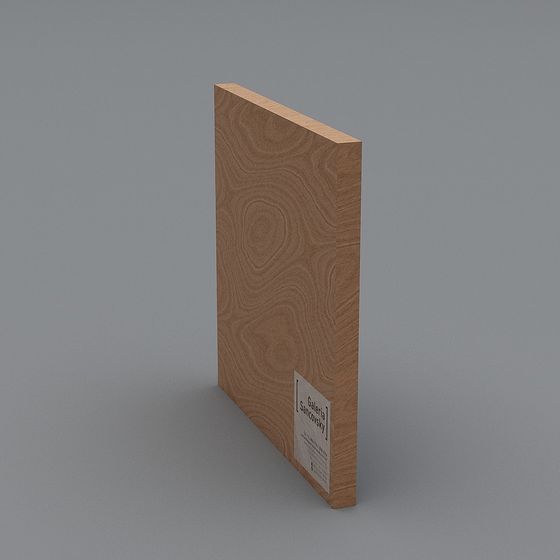 Galeria Sancovsky Wooden Panel 3D model