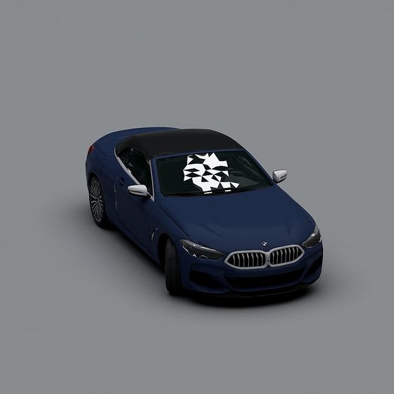 High-Detail Low-Polygon Car 3D model
