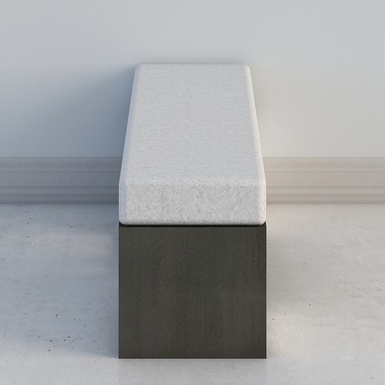 City Corner Bench 3D model for Modern Spaces