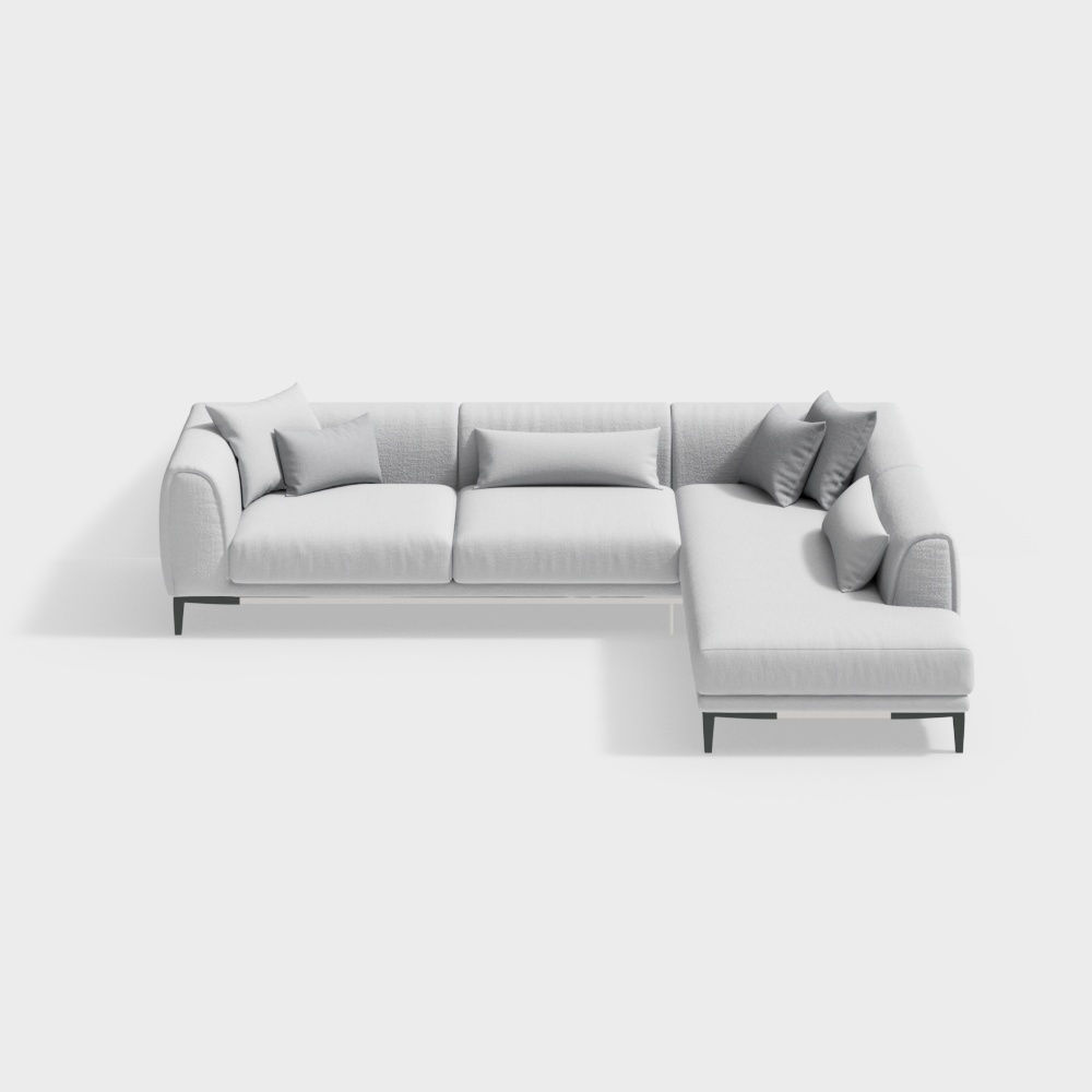 현대적인 트렌드 패브릭 소파(소파)그레이