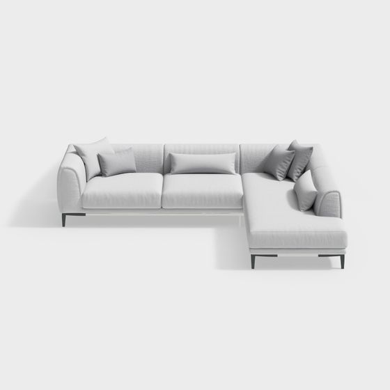 현대적인 트렌드 패브릭 소파(소파)그레이