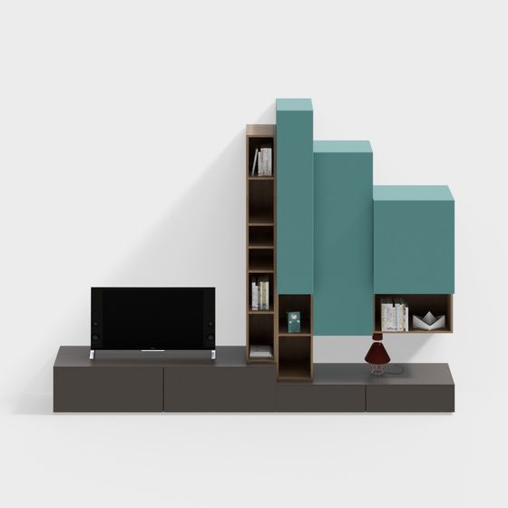 Urban Shelf 3D model for Modern Spaces