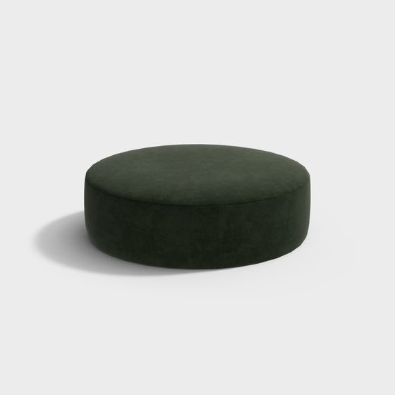 Pouf verde per soggiorno nordico