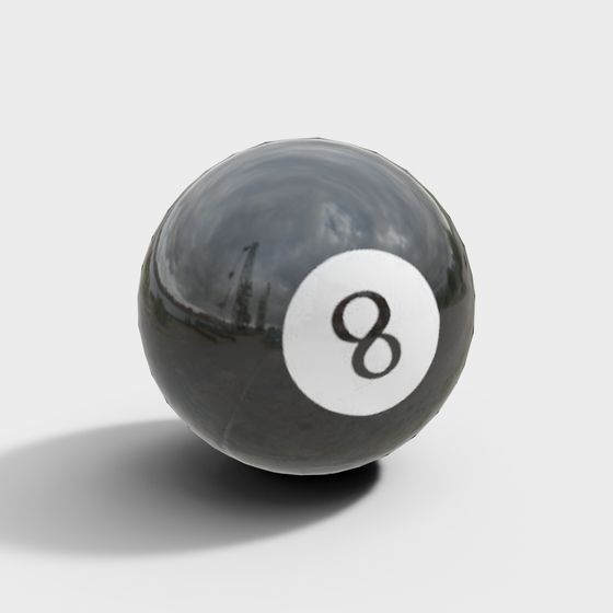 Gray Billiards Table 3D Model for Game Rooms
