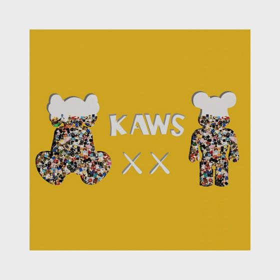 Kaws Bear Collage 3D model