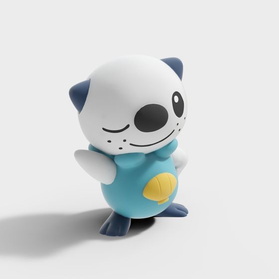 Charming Low-Poly 3D Cat Model - Whiskers