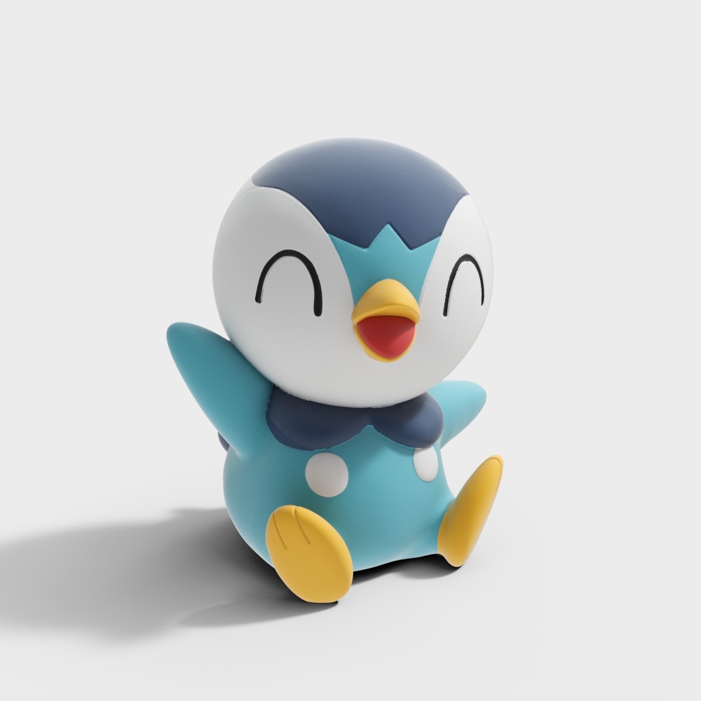 Penguin Pal 3D Model – Low Poly Cute Character
