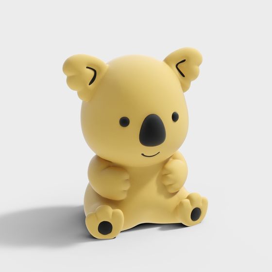 Adorable Koala 3D model for Creative Projects
