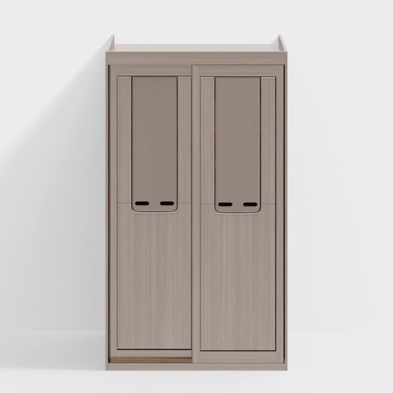 Modern Minimalist Wardrobe 3D model