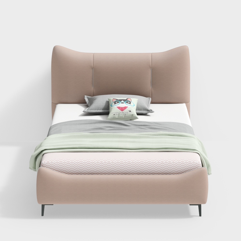 【Removed】About children's bed CHR008 peach powder