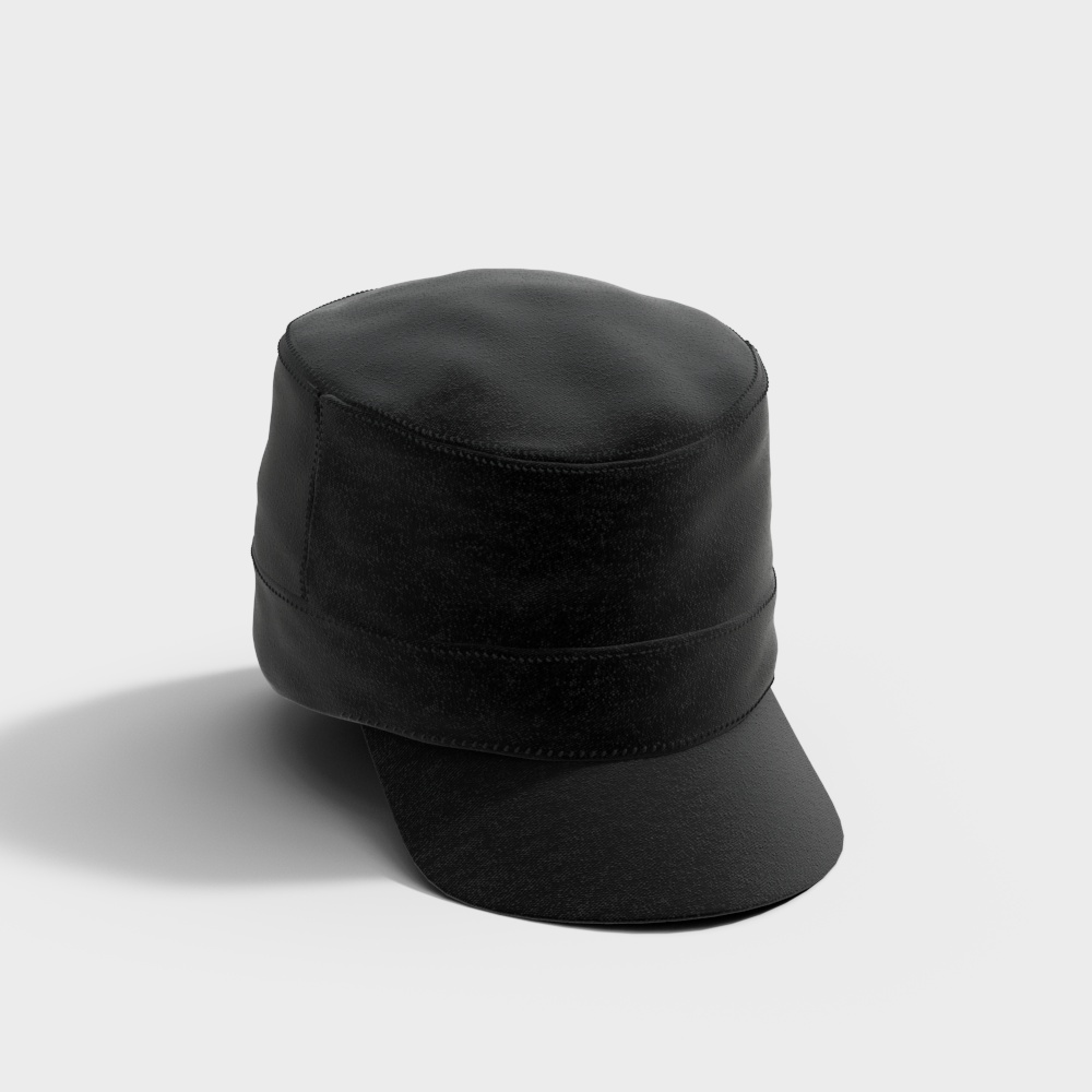 Vintage Military Cap 3D model