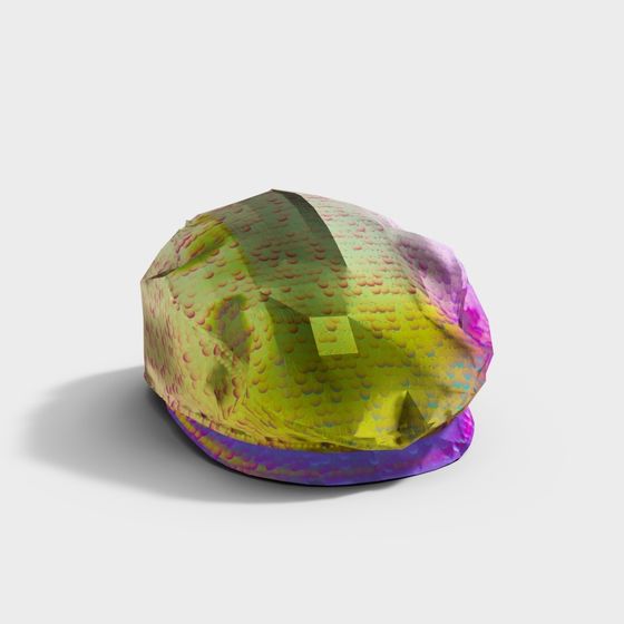 Low-Poly Rainbow Gem 3D model