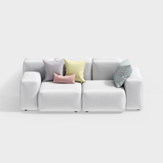 Urban Comfort Sofa 3D model