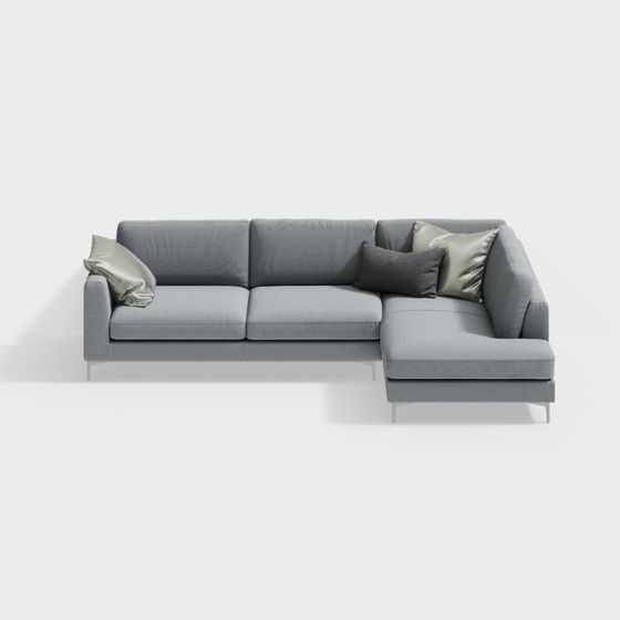 當代潮流布藝沙發（沙發）灰色