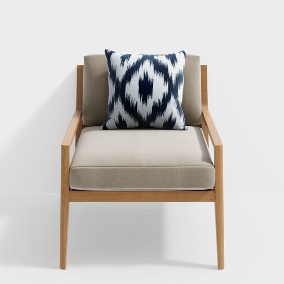 Cozy Corner Chair 3D model