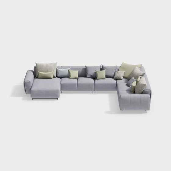 Urban Comfort Sofa 3D model