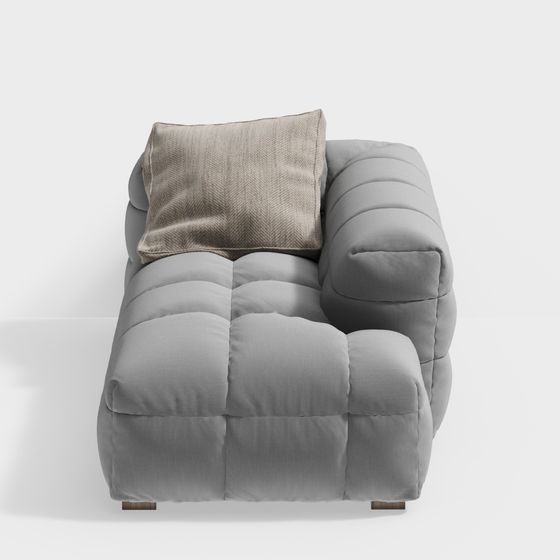 Sofa vải (sofa) màu xám theo xu hướng đương đại