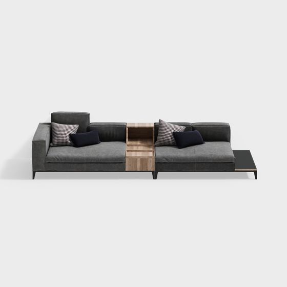 Low Poly Stylish Sofa 3D model